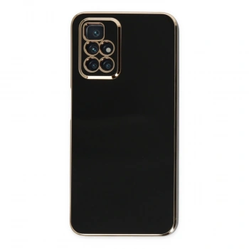 Xiaomi Redmi 10 2022 Kılıf Volet Silikon - Siyah