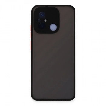 Xiaomi Redmi 12c Kılıf Montreal Silikon Kapak - Siyah