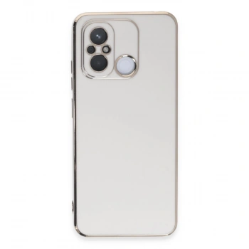 Xiaomi Redmi 12c Kılıf Volet Silikon - Beyaz