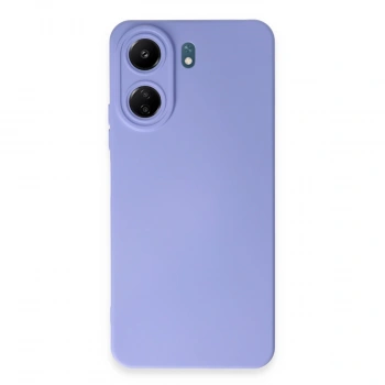 Xiaomi Redmi 13c Kılıf Nano İçi Kadife Silikon - Lila