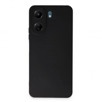 Xiaomi Redmi 13c Kılıf Nano İçi Kadife Silikon - Siyah