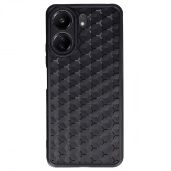 Xiaomi Redmi 13c Kılıf Petek Silikon Kapak - Siyah
