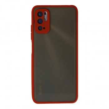 Xiaomi Redmi Note 10 5g Kılıf Montreal Silikon Kapak - Kırmızı