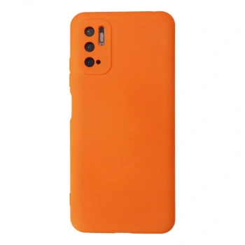 Xiaomi Redmi Note 10 5g Kılıf Nano İçi Kadife Silikon - Turuncu