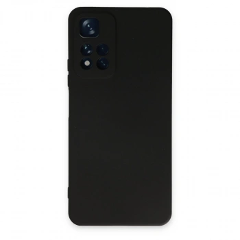Xiaomi Redmi Note 11 Pro Plus 5g Kılıf Nano İçi Kadife Silikon - Siyah