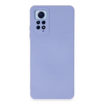 Xiaomi Redmi Note 12 Pro 4g Kılıf Nano İçi Kadife Silikon - Lila