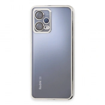 Xiaomi Redmi Note 12 Pro 5g Kılıf Razer Lensli Silikon - Gümüş