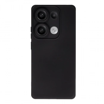 Xiaomi Redmi Note 13 Pro 4g Kılıf Nano İçi Kadife Silikon - Siyah