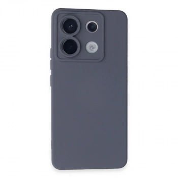 Xiaomi Redmi Note 13 Pro 5g Kılıf Nano İçi Kadife Silikon - Gri
