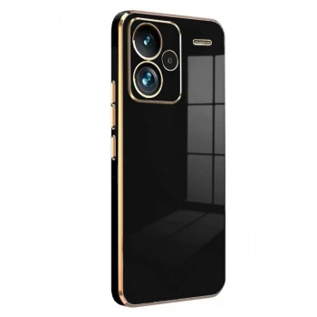 Xiaomi Redmi Note 13 Pro Plus Kılıf Volet Silikon - Siyah