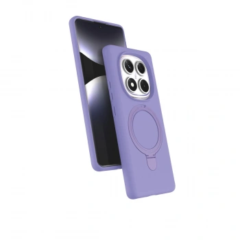 Xiaomi Redmi Note 14 Pro 4g Regal Magsafe Standlı Kapak - Lila