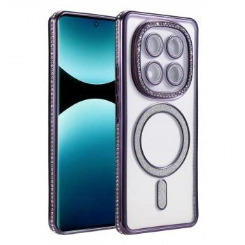Xiaomi Redmi Note 15 Pro 4g Joke Simli Magneticsafe Kılıf - Derin Mor