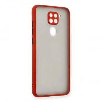 Xiaomi Redmi Note 9 Kılıf Montreal Silikon Kapak - Kırmızı