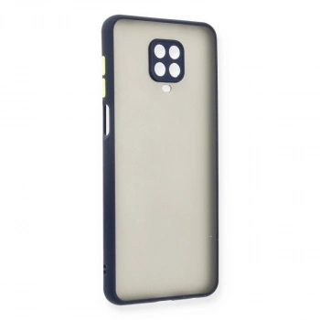 Xiaomi Redmi Note 9 Pro Kılıf Montreal Silikon Kapak - Lacivert