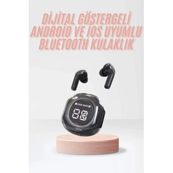 Yeni Nesil Bluetooth Kulaklık Dijital Göstergeli Gaming Dokunmatik 5.3 Kablosuz