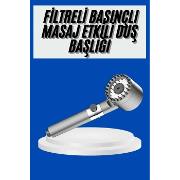 Yeni Nesil Duş Başlığı Paslanmaz Çelik Masaj Etkili Ergonomik Tasarım Su Basınçlı