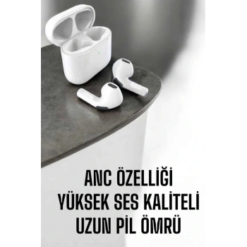 Yeni Nesil Pro Bluetooth Kulaklık Uzun Pil Ömrü Beyaz