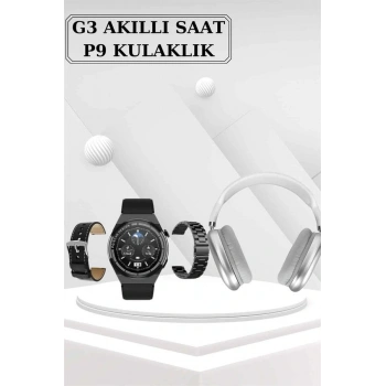 Yeni Nesil Sesli Görüşme Akıllı Saat ve Powerbank Çoklu Şarj Girişli Bluetooth Kulaklık Nabız Ölçer