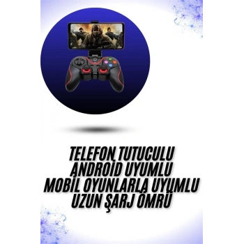 Yeni Nesil X3 Gamepad Android Uyumlu Telefon Tutucu Özellikli Joystick