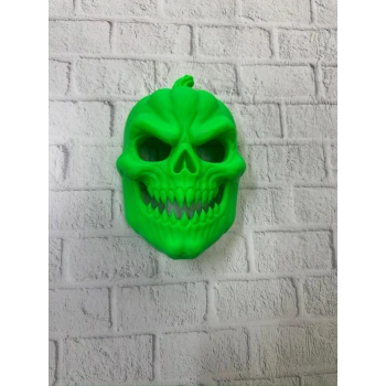 Yeşil Korku Temalı Maske Cadılar Bayramı Dekor