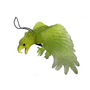 Yeşil Renk Yumuşak Plastik Şaka Kartal Yarasa Anahtarlık Şaka Malzemesi (5324)