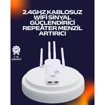 Yüksek Hızlı Parazit Önleyici Wifi Repeater Router