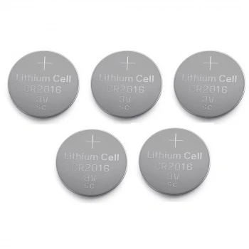 Yuma CR2016 Süper Lityum 3V 5’li Kart Düğme Pil