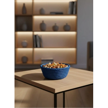 YUVARLAK ÇEREZLİK LACİVERT