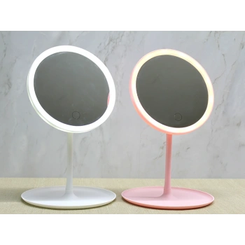 Yuvarlak Ledli Makyaj Aynası