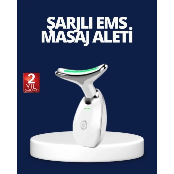 Yüz ve Boyun Sıkılaştırıcı Cilt Bakım Cihazı | EMS Mikro Akım & Kırışıklık Giderici