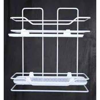 ZAMBAK 2Lİ RAF SİYAH BEYAZ (5324)