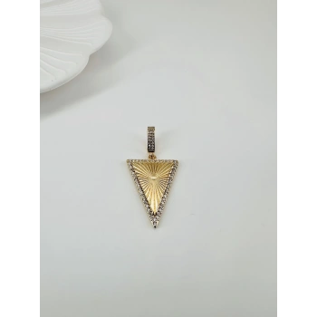 Zirkon Taşlı Pirinç Charmlar - Charm0015