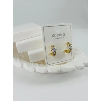 Zirkon Taşlı Pirinç Zirkon Küpe - Kp00332