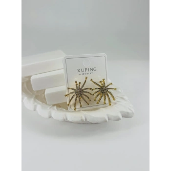 Zirkon Taşlı Pirinç Zirkon Küpe - Kp00361