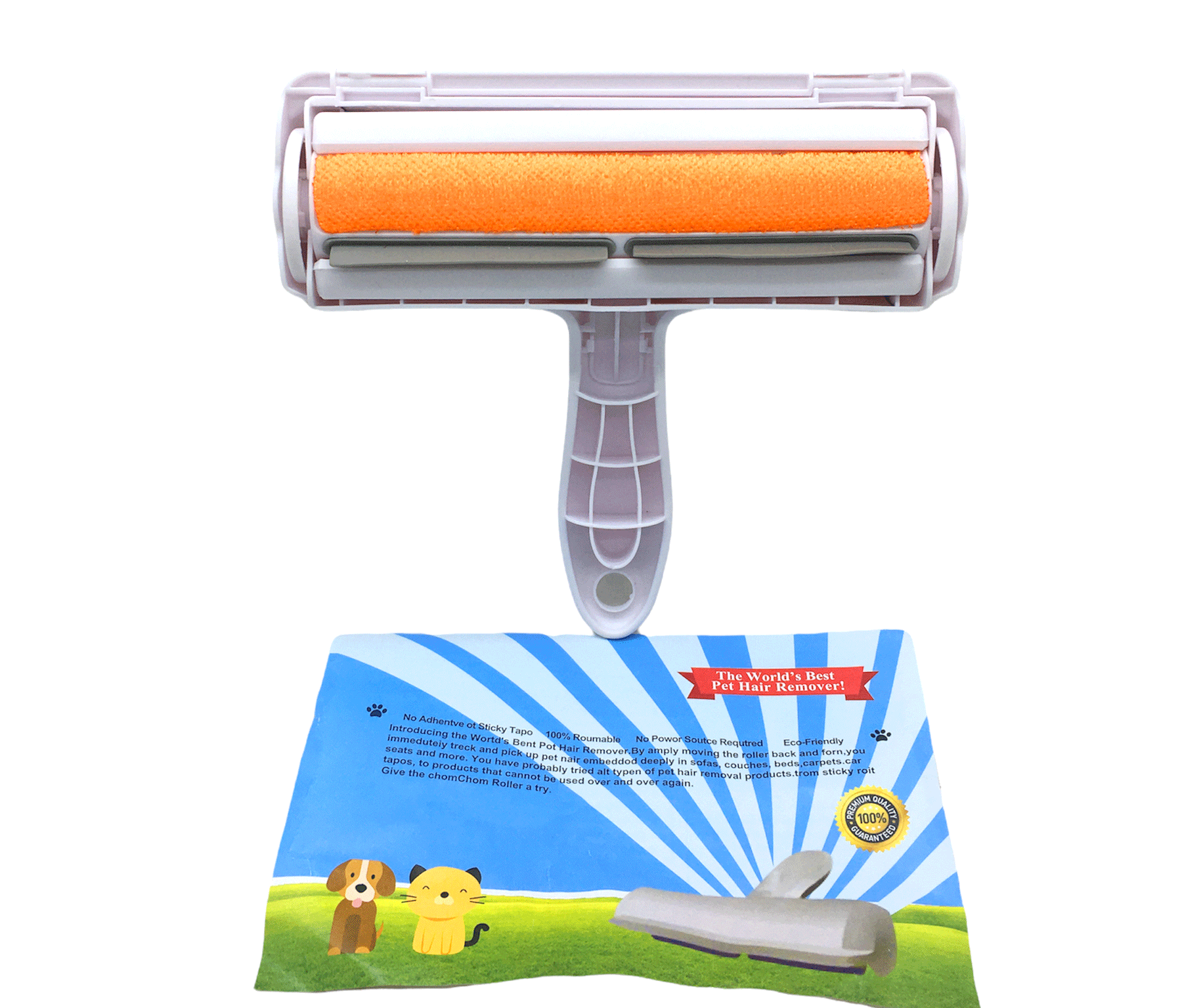 GIRGIRLI PLASTİK HAZNELİ TÜY TOPLAYICI RULO (5324)