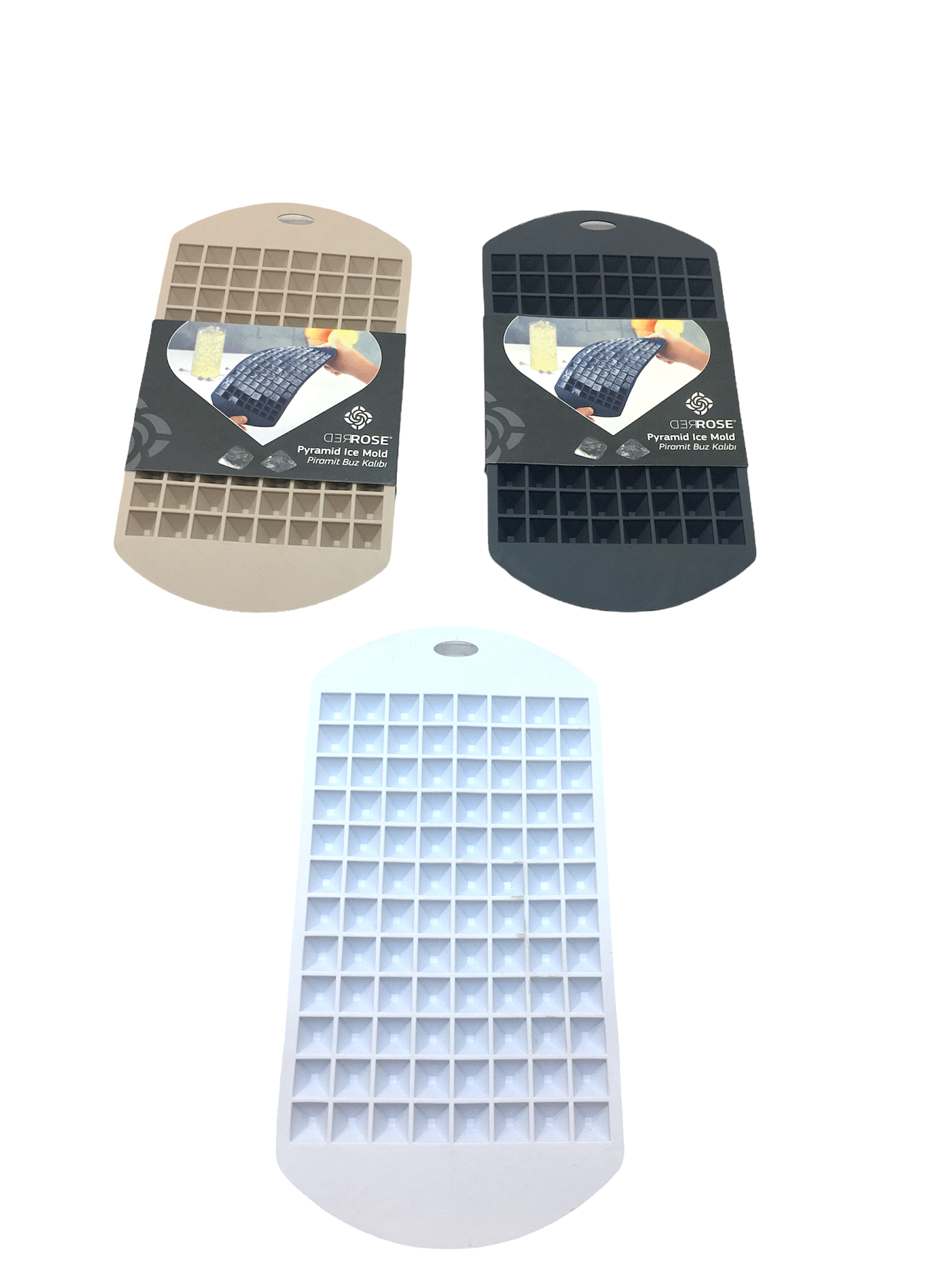 MİNİ PİRAMİT SİLİKON BUZLUK KALIP (5324)