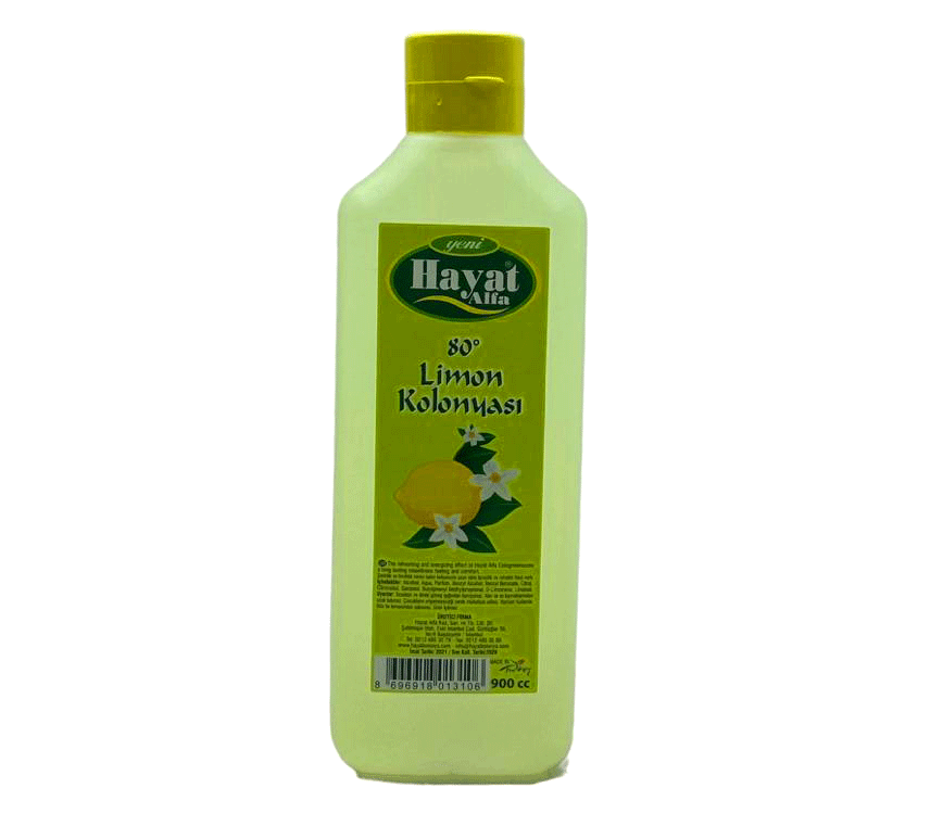 HAYAT 900ML LİMON KOLONYA BİDON (5324)