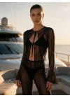 Muse Transparan Üst & Pantolon Takım