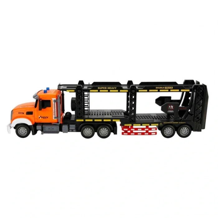 Mey İthalat® 1:12 Sesli ve Işıklı USB Şarjlı Uzaktan Kumandalı Transporter 56 cm