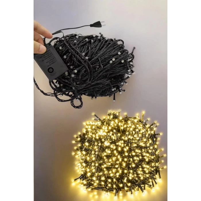 Mey İthalat® 10 Metre Led Işık Saçaklı Dekoratif Şerit Led