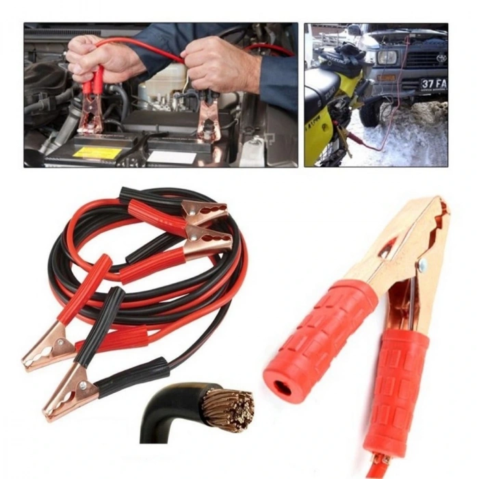 1200 Amper Akü Takviye Kablosu 1.5 Metre Bakır Akü Takviye Cihazı (5047)