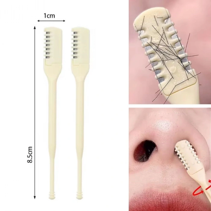 2&apos;Si Bir Arada 2 Parça Kutulu Burun Kıl Alma ve Kulak Temizleme Aparatı (5047)