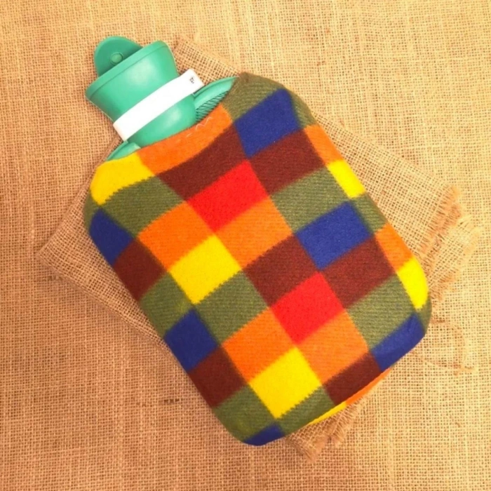 2 Litre Polar Kılıflı Sıcak Su Torbası 1. Sınıf  Kavuçuk Malzeme (5047)