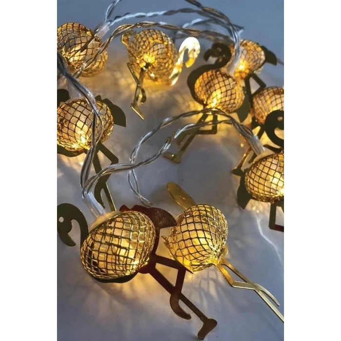 2 Metre Pilli İnce Tel Led Işık Zinciri Parti Aydınlatma