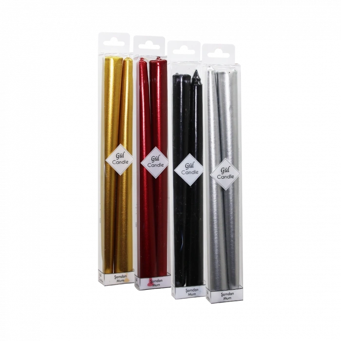 2 PARÇA  YALDIZ ŞAMDAN MUM (5047)