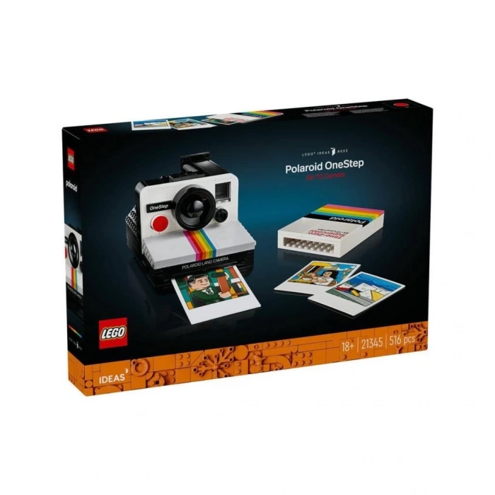Mey İthalat® 21345 ® ideas Polaroid OneStep SX-70 Kamera 516 parça +18 yaş