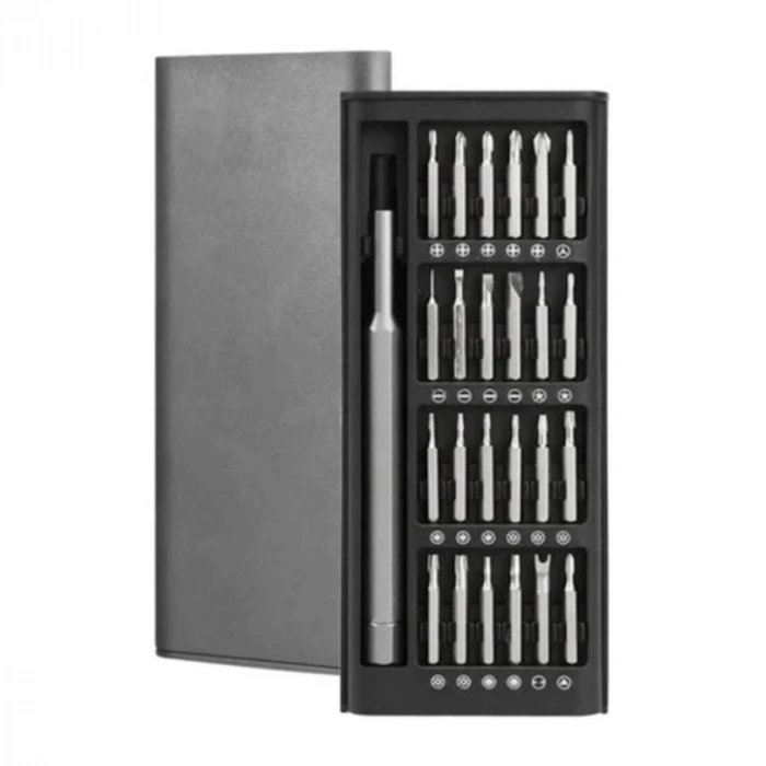 25 Parça 24 farklı uçlu Mıknatıslı 25 in 1  Tornavida Seti (5047)