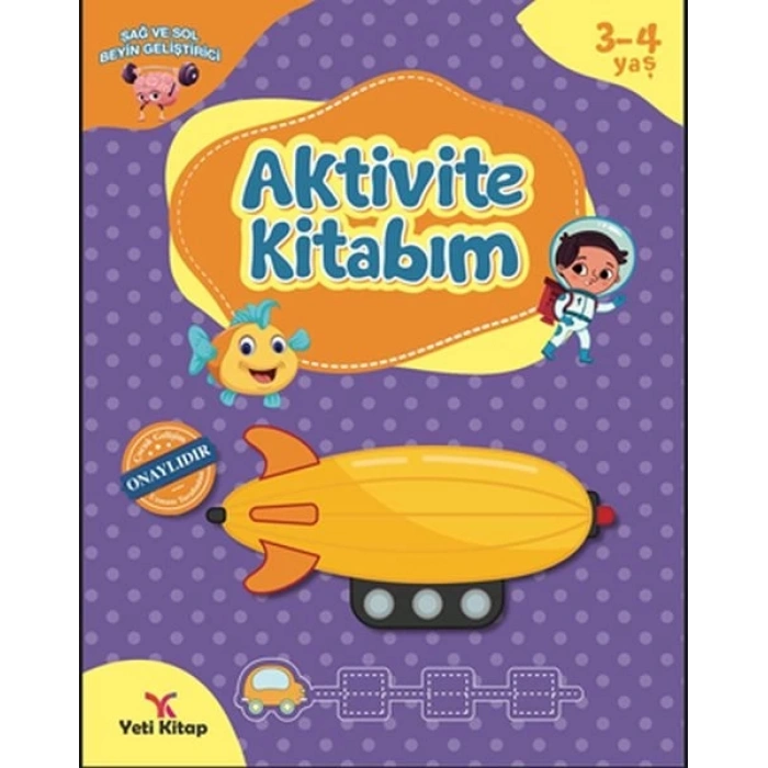 3-4 Yaş Aktivite Kitabı