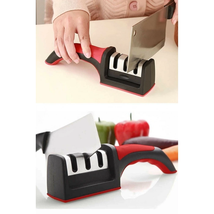 3 Aşamalı Bıçak Makas Bileyici Keskinleştirme Aleti (5047)