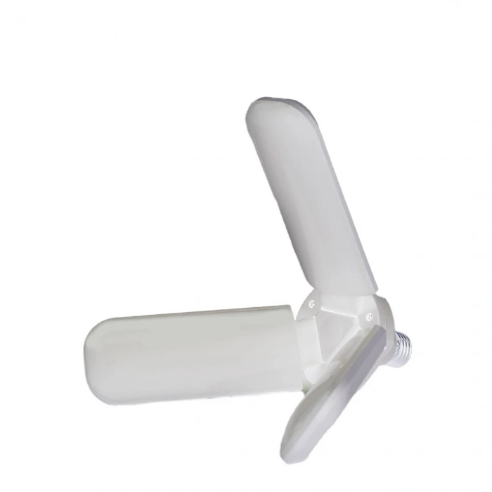 3 KOLLU PERVANE MODELİ BEYAZ LED LAMBA AMPUL 24W - E27 (5047)